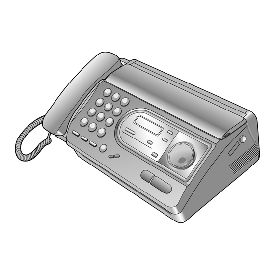 Panasonic KX-FT33HK Operating Instructions Manual