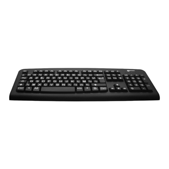 Geemarc Standard keyboard Manual