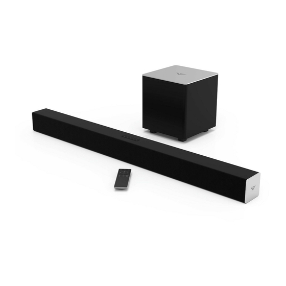 Vizio SB3821-C6 Quick Start Manual