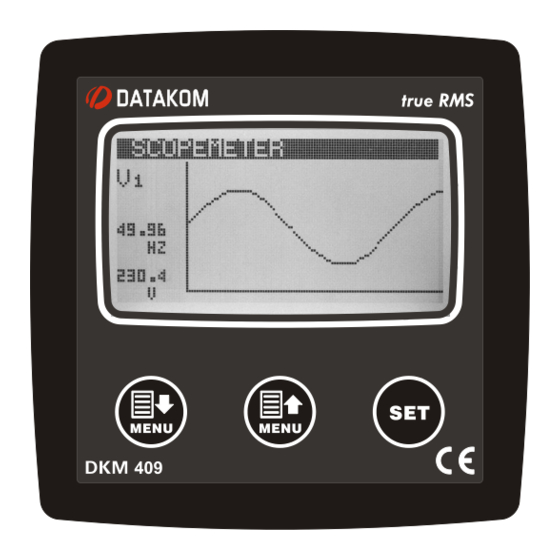Datakom DKM-409-S User Manual
