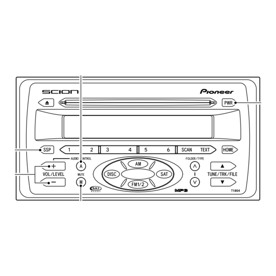 Scion Audio System Owner's Manual