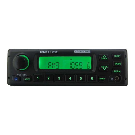 REI ST-3000 Installation & Operation Manual