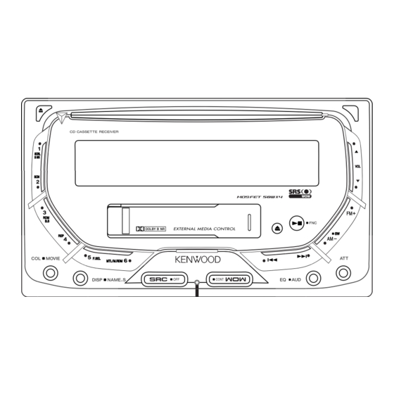 Kenwood DPX-3070 Service Manual