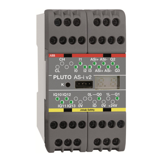 ABB PLUTO Safety-PLC Operating Instructions Manual