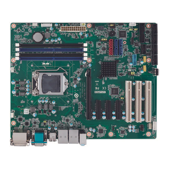 Advantech AIMB-785 Startup Manual
