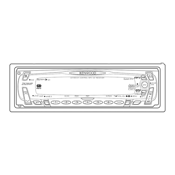 Kenwood Z828MP Service Manual