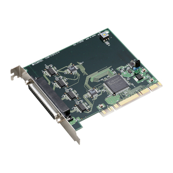 Contec COM-4(PCI)H User Manual