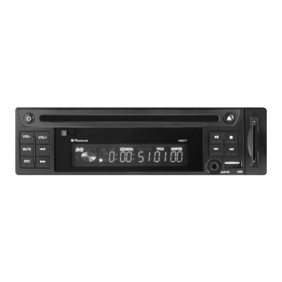 Phonocar VM 071 Instruction Manual
