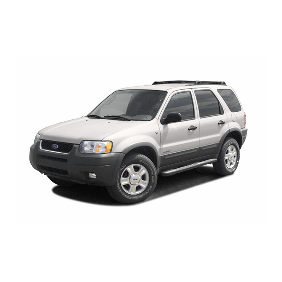 Ford 2003 Escape Owner's Manual