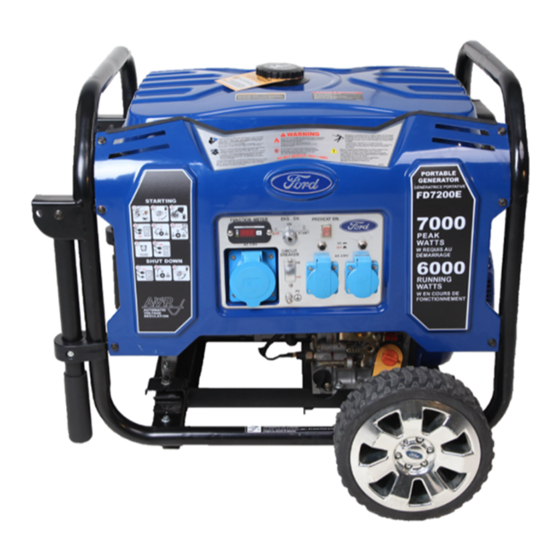 Ford FD4000E Portable Generator Manuals