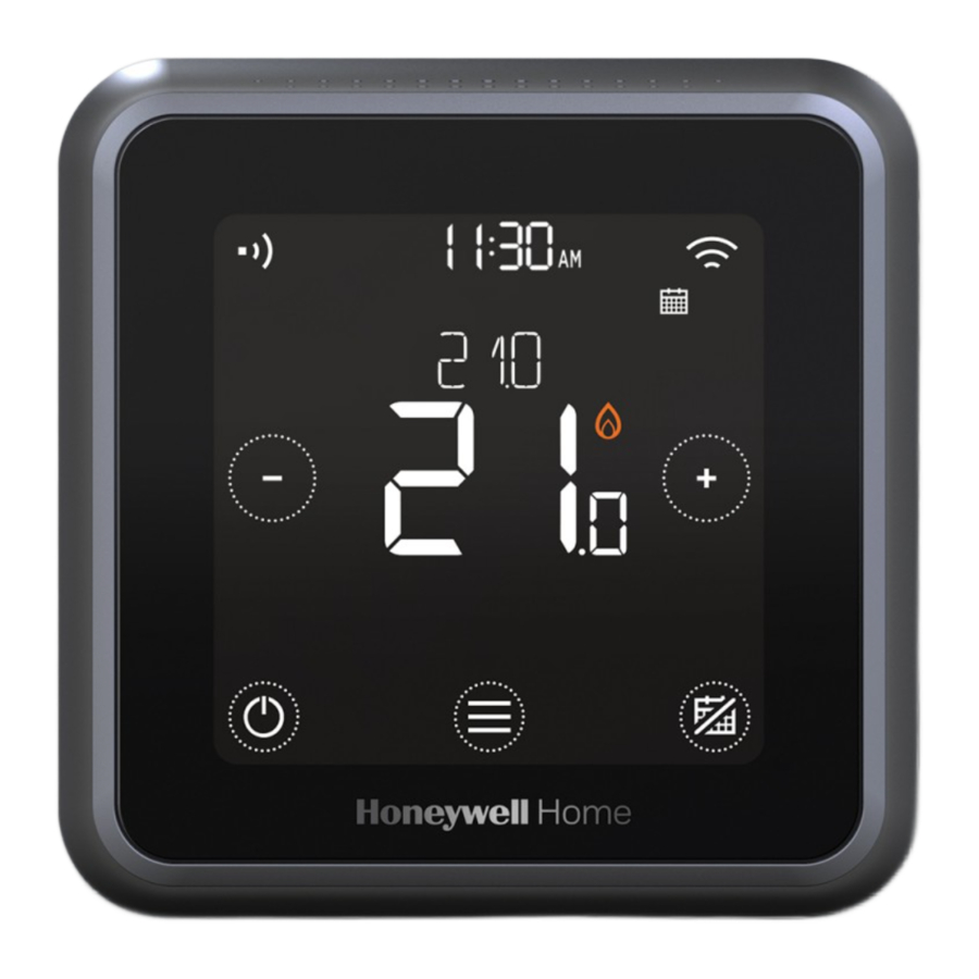 Honeywell Home T6 Manual