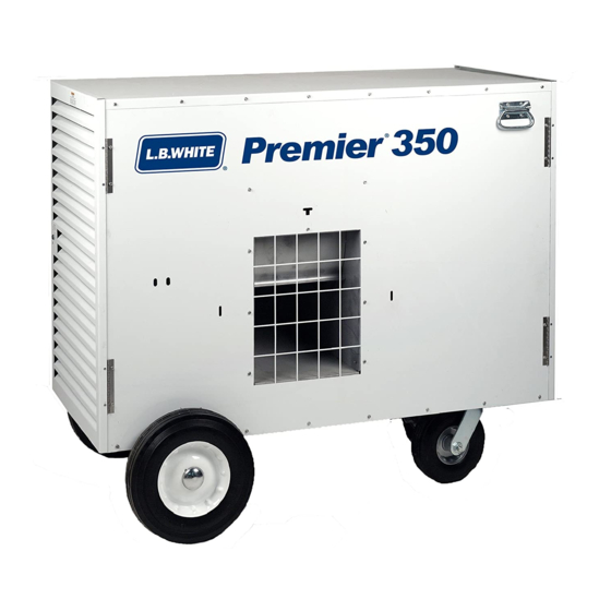 L.B. White Premier TS350 Owner's Manual And Instructions