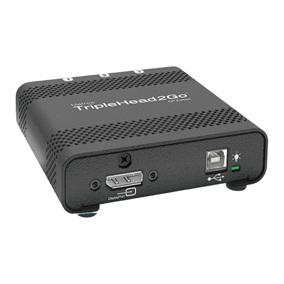 Matrox TripleHead2Go Analog Edition User Manual