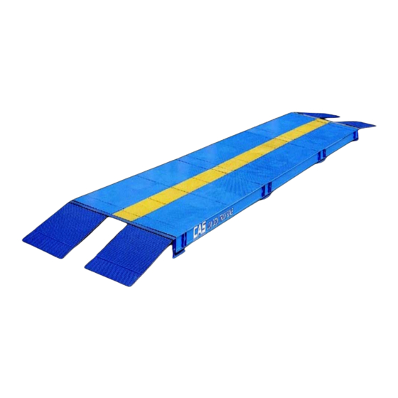 User Manuals: CAS LDT Truck Scale