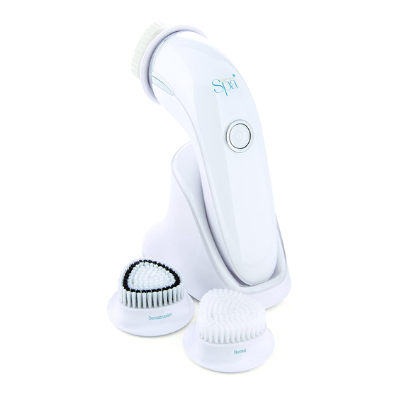 Sensio Spa Sonic Facial Cleanser Instruction Manual