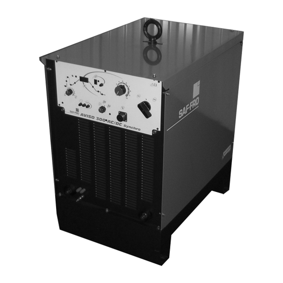 User Manuals: Saf-Fro AVISO 300 AC/DC SYNCHRO Machine