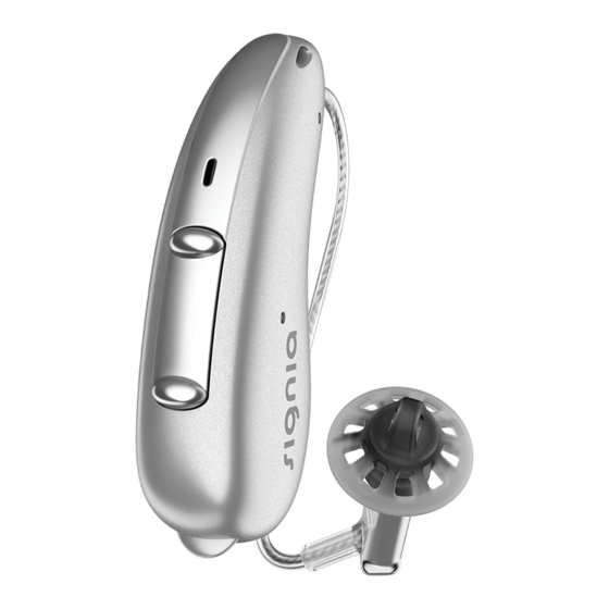 signia Pure 312 AX User Manual