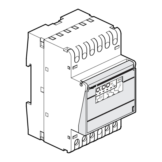 hager EG 172 User Instruction