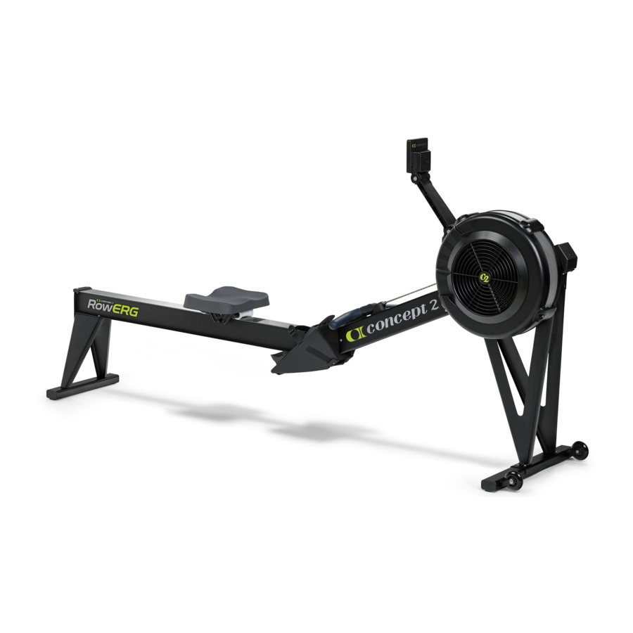 Concept2 RowErg - Sports Trainer Manual