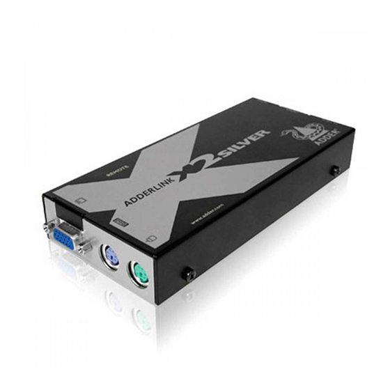 ADDER AdderLink X2 Manual