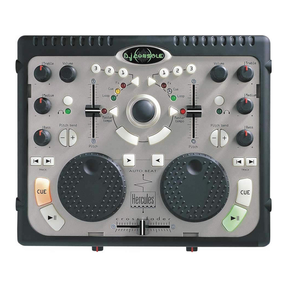 Hercules DJ CONSOLE User Manual