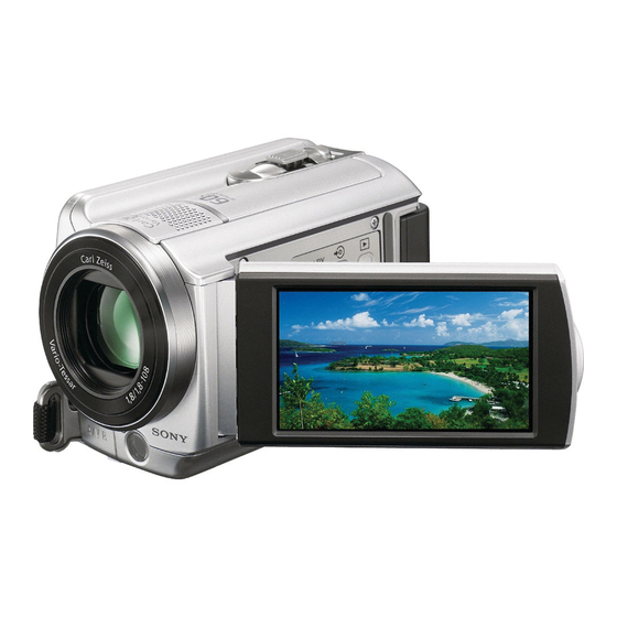 SONY HANDYCAM DCR-SR68 OPERATING MANUAL Pdf Download | ManualsLib