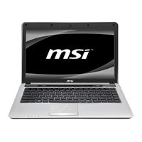 Msi CX480 User Manual