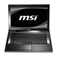 Msi FX420 User Manual