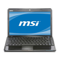 Msi U270 User Manual