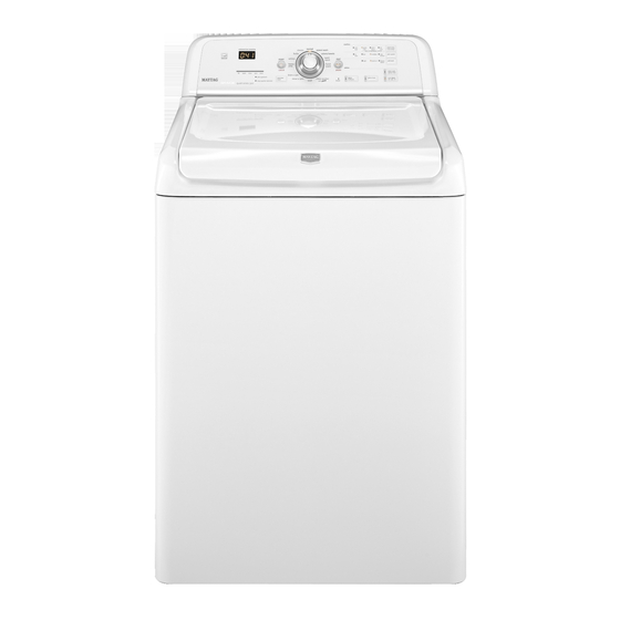 MAYTAG MVWB450WQ BRAVOS 5.0 CU. FT. IEC CAPACITY WASHER USE AND CARE