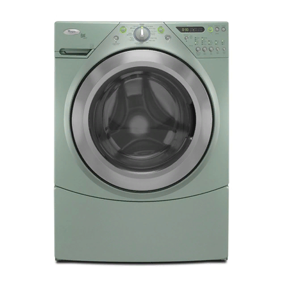WHIRLPOOL WFW9600TA DUET STEAM 27IN FRONTLOAD WASHER USE AND CARE