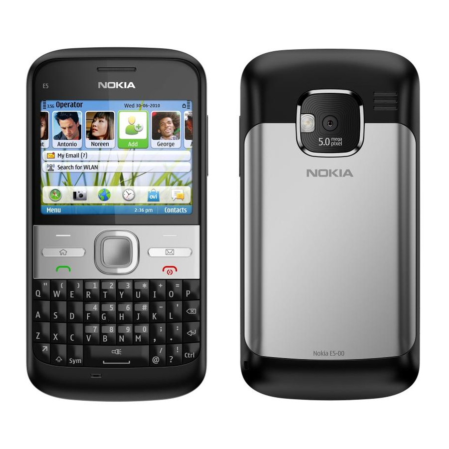 Nokia E5-00 Manual Del Usuario