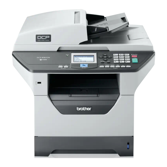 Brother 8085DN - DCP B/W Laser Software User's Manual
