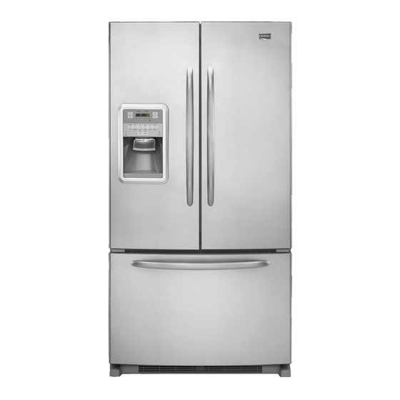 MAYTAG MFI2569VEB 25.0 CU. FT. REFRIGERATOR USER INSTRUCTIONS Pdf