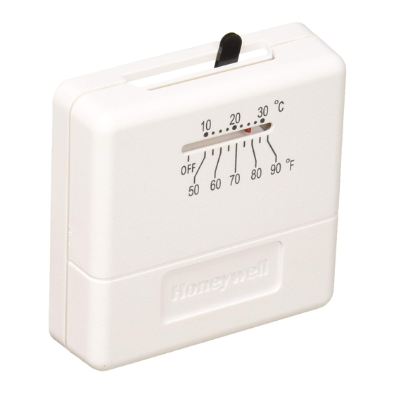 HONEYWELL T812A1010 - PREMIER 1 HEAT STAGE THERMOSTAT INSTALLATION ...