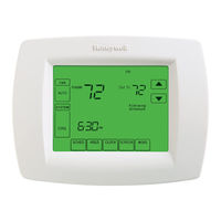 Honeywell TH8110U1003 - VisionPro Thermostat Operating Manual