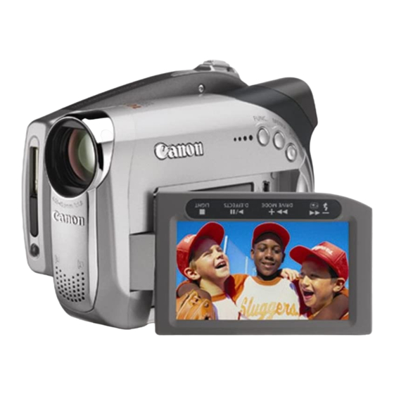 CANON DC22 2.2MP DVD CAMCORDER INSTRUCTION MANUAL Pdf Download