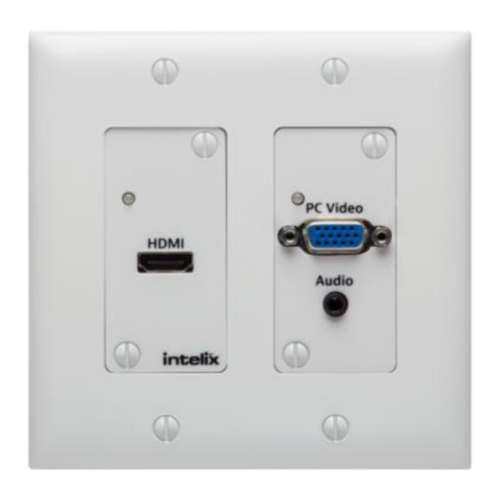 Intelix ASW-WP Quick Start Manual