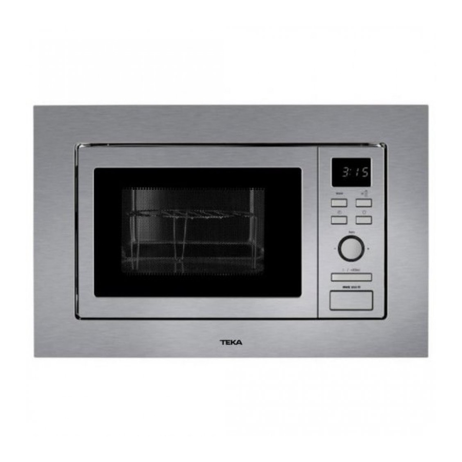 Teka MWE 202 FI Instruction Manual