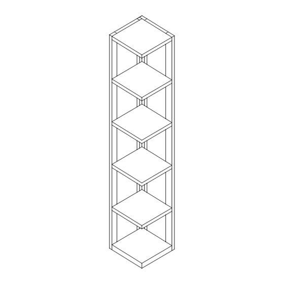 Wayfair CORNER BOOKCASE Product Instructions