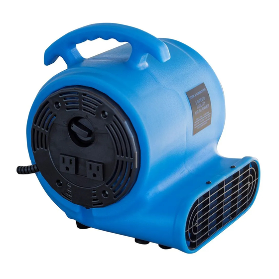 Buffalo Tools AIRMOVER Quick Start Manual