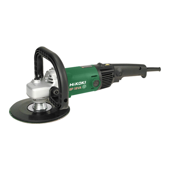 HIKOKI SP 18VA Handling Instructions Manual
