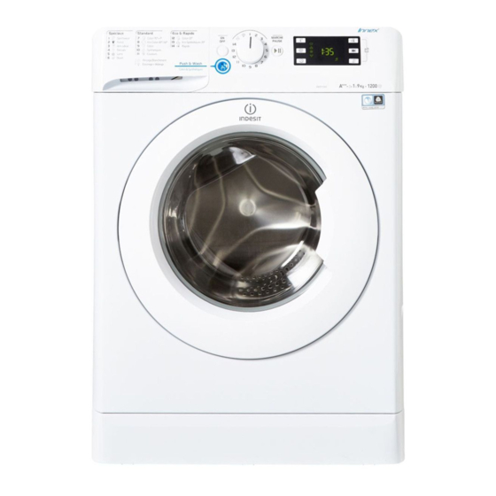 Indesit XWE 91283 Instructions For Use Manual