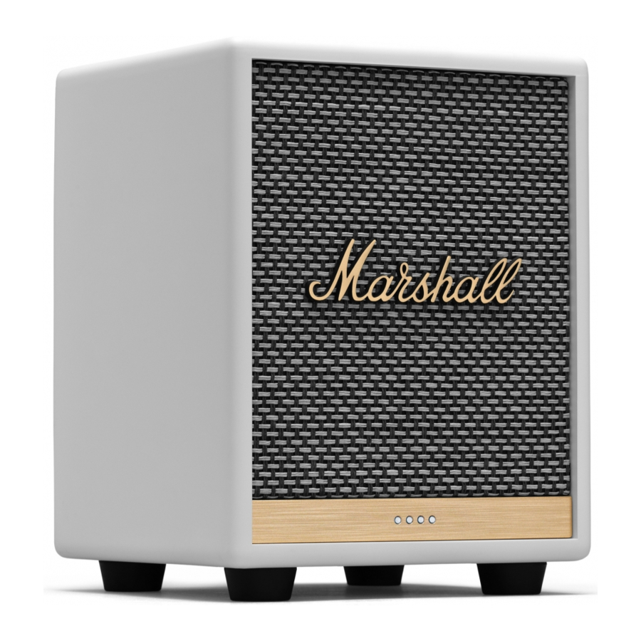 Marshall Uxbridge Voice with the Google Assistant - Speaker Manual