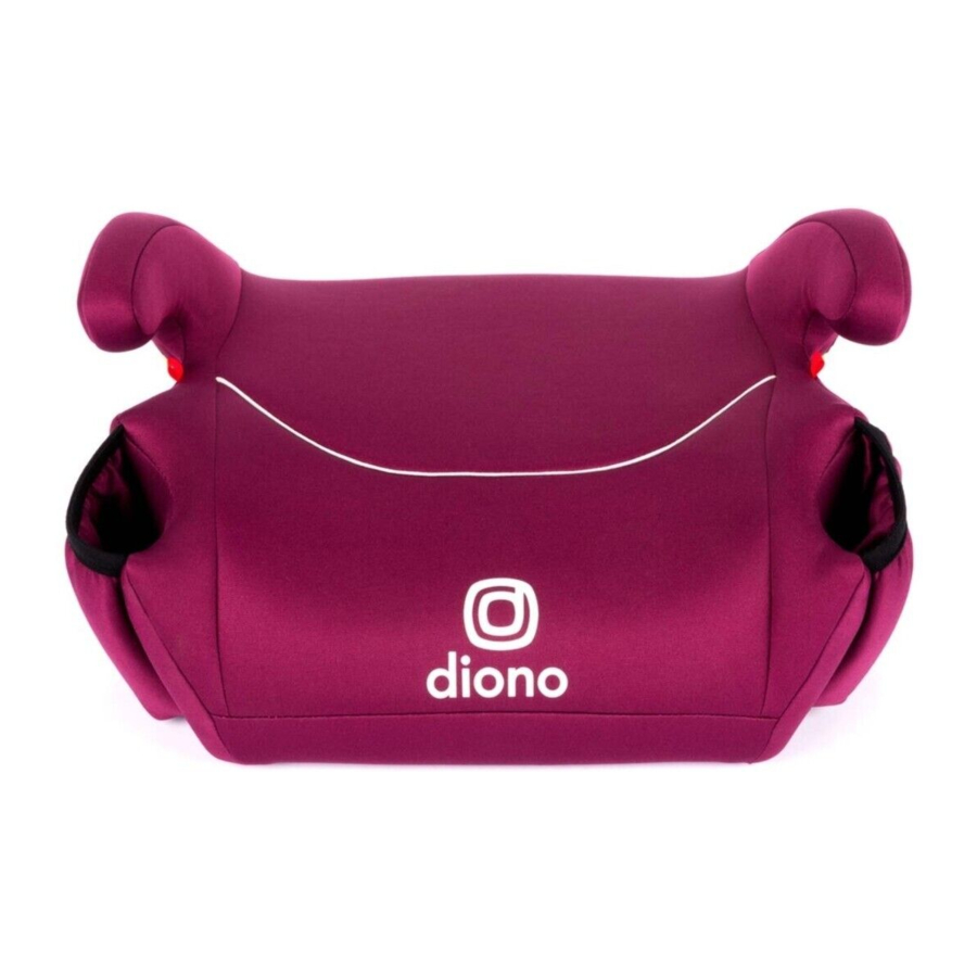 Diono Solana - Booster Seat Manual
