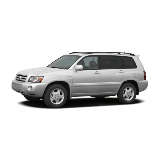 Toyota 2007 Highlander User Manual