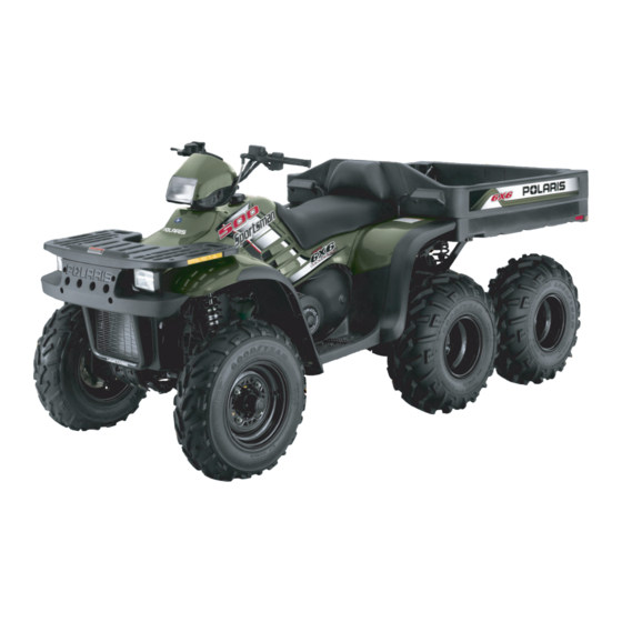 Polaris 2004 Sportsman 6x6 Owner's Manual For Maintenance And Safety
