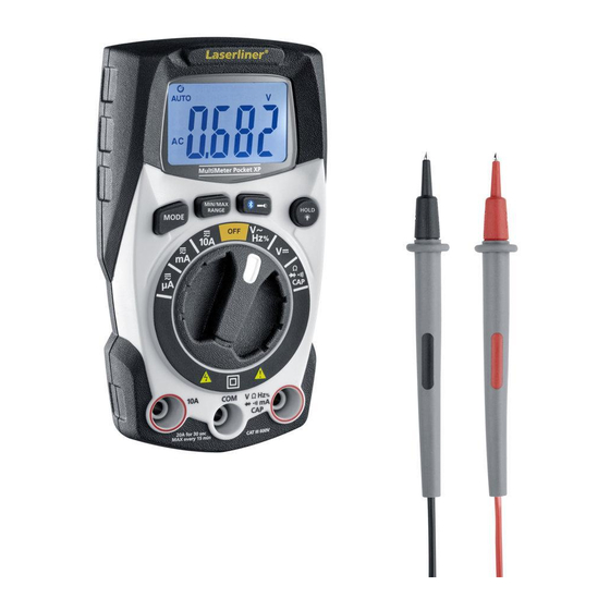 LaserLiner MultiMeter Pocket XP Operating Instructions Manual