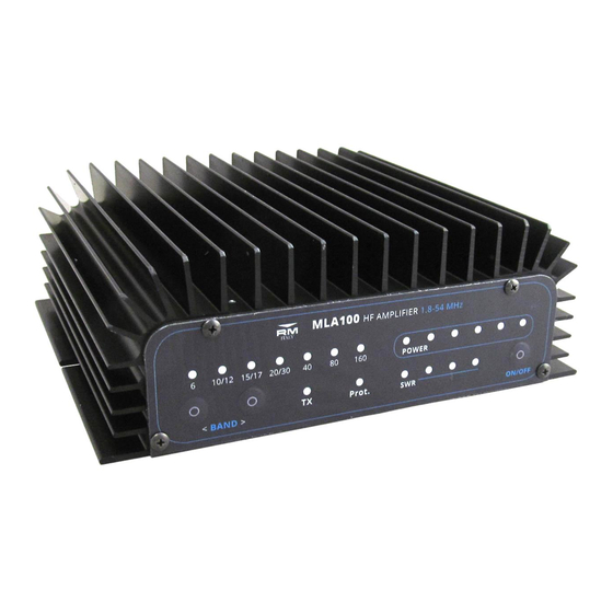 RM Italy MLA100 Quick Start Manual