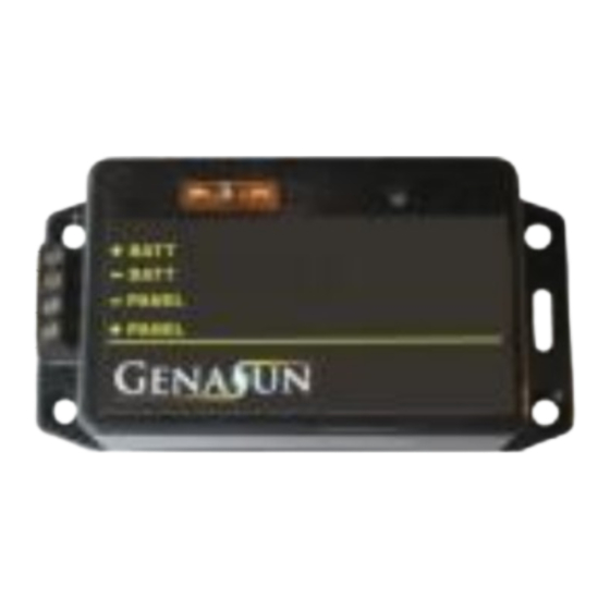 Genasun GV-5 User's Manual & Operating Instructions